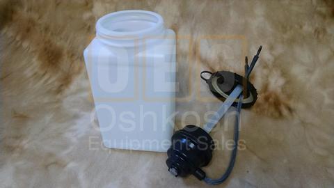 Windshield Washer Bottle Assembly with Pump and Lid
